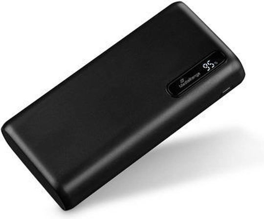 MediaRange MR756 Power Bank 20000mAh με 2 Θύρες USB-A και Θύρα USB-C Power Delivery / Quick Charge 3.0 Μαύρο - Image 2