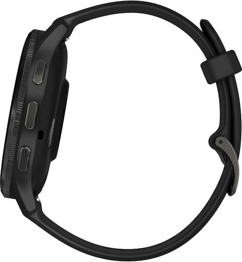 Garmin Venu 3 Stainless Steel 45mm Αδιάβροχο Smartwatch με Παλμογράφο (Slate Bezel With Black Silicone Band) - Image 7
