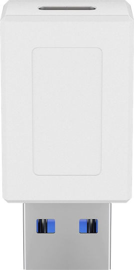 Goobay Μετατροπέας USB-A male σε USB-C female Λευκό 1τμχ 55225 - Image 2