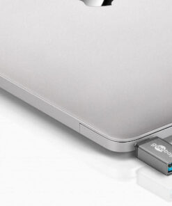 Alternative view of Goobay Μετατροπέας USB-C male σε USB-A female Γκρι 1τμχ 56621