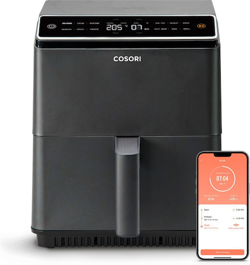 Cosori Dual Blaze Chef Edition Air Fryer με Wi-Fi 6.4lt Μαύρο