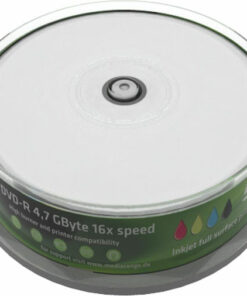 Alternative view of MediaRange Εγγράψιμα DVD-R 16x Printable 4.7GB Cake Box 25τμχ (MR407)