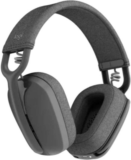 Logitech Zone Vibe Graphite Ασύρματα On Ear Multimedia Ακουστικά με μικροφωνο και σύνδεση Bluetooth / USB-C - Image 2