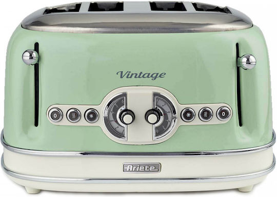 Ariete Vintage 00C015604AR0 Φρυγανιέρα 4 Θέσεων 1630W Πράσινη - Image 2