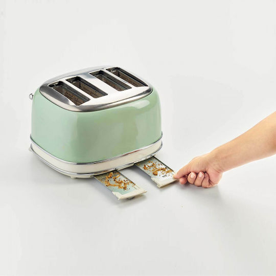 Ariete Vintage 00C015604AR0 Φρυγανιέρα 4 Θέσεων 1630W Πράσινη - Image 4