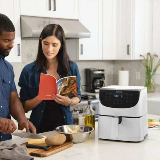 Cosori Premium Air Fryer με Wi-Fi 5.5lt Λευκό - Image 9