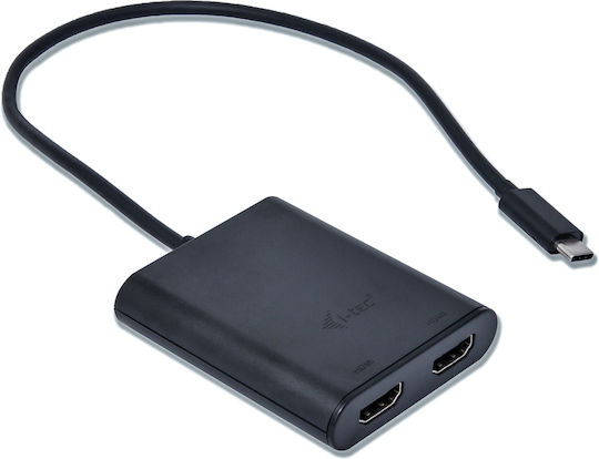 i-tec Μετατροπέας USB-C male σε HDMI female 2τμχ C31DUAL4KHDMI - Image 2