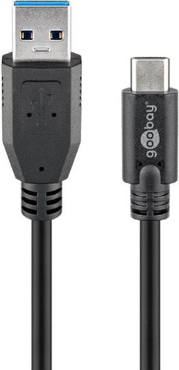 Goobay USB 3.0 Cable USB-C male - USB-A 15W Μαύρο 2m 71221 - Image 2