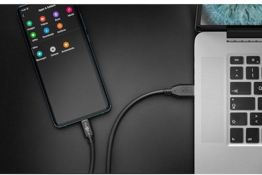 Goobay USB 3.0 Cable USB-C male - USB-A 15W Μαύρο 2m 71221 - Image 5