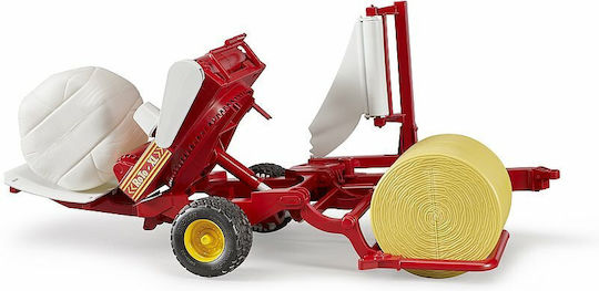 Bruder Bale Wrapper With Round Bales Φορτηγό 1:16 Αγροτικό για 3+ Ετών - Image 2