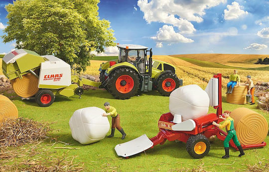 Bruder Bale Wrapper With Round Bales Φορτηγό 1:16 Αγροτικό για 3+ Ετών - Image 5