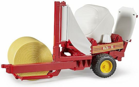 Bruder Bale Wrapper With Round Bales Φορτηγό 1:16 Αγροτικό για 3+ Ετών - Image 4