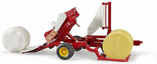 Bruder Bale Wrapper With Round Bales Φορτηγό 1:16 Αγροτικό για 3+ Ετών - Image 3