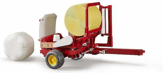 Bruder Bale Wrapper With Round Bales Φορτηγό 1:16 Αγροτικό για 3+ Ετών - Image 6