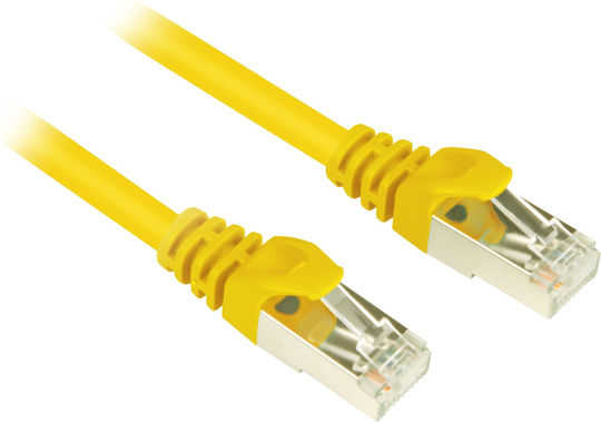 Sharkoon S/FTP Cat.6 Cable 1m Κίτρινο - Image 2