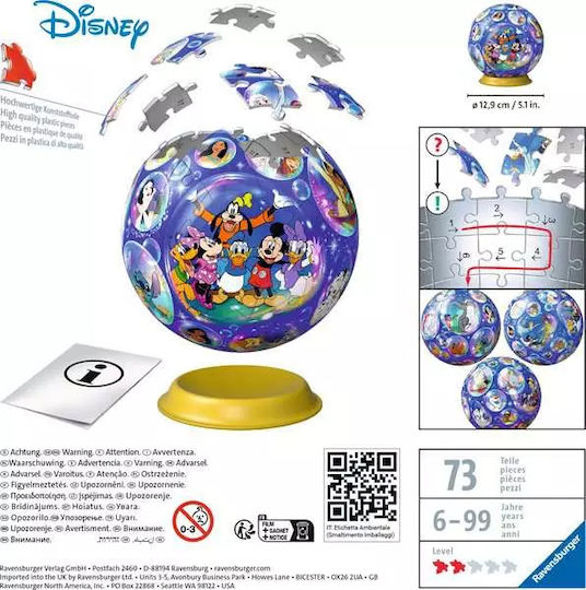Puzzleball Disney Ball 72pcs 11561 Ravensburger - Image 4