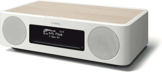 Yamaha Ηχοσύστημα 5.0 ATSXN237DWH 25W με CD Player, WiFi και Bluetooth Λευκό