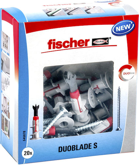 fischer Duoblade S Ούπα Πλαστικό 4.5x40mm 20τμχ 545678