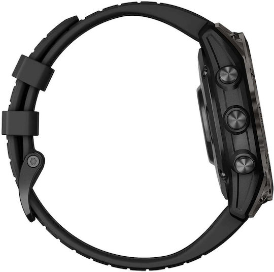 Garmin Epix Pro (Gen 2) Sapphire Edition Titanium 47mm Αδιάβροχο Smartwatch με Παλμογράφο (Carbon Grey DLC Titanium with Black Band) - Image 3