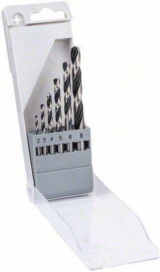 Bosch HSS Twist Drill Set PointTeQ Σετ 6 Διαμαντοτρύπανα HSS με Κυλινδρικό Στέλεχος για Μέταλλο 2608577346 - Image 2