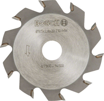 Bosch Δίσκος Κοπής Ξύλου με 22 Δόντια 105mm 3608641002 - Image 2