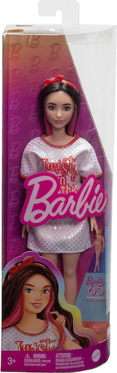 Barbie Fashionistas Κούκλα Fashionistas 214, Red Mess Dress για 3+ Ετών HRH12 - Image 4