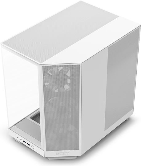 NZXT H6 Flow RGB Gaming Midi Tower Κουτί Υπολογιστή με Πλαϊνό Παράθυρο Λευκό - Image 3