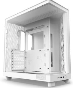 Alternative view of NZXT H6 Flow Gaming Midi Tower Κουτί Υπολογιστή με Πλαϊνό Παράθυρο Λευκό