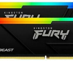Alternative view of Kingston Fury Beast RGB DDR4 με Module 1x8GB και Ταχύτητα 3200 για Desktop KF432C16BB2A/8