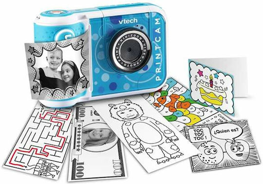 Vtech Kidizoom Print Παιδική Φωτογραφική Μηχανή με Θερμική Εκτύπωση Μπλε