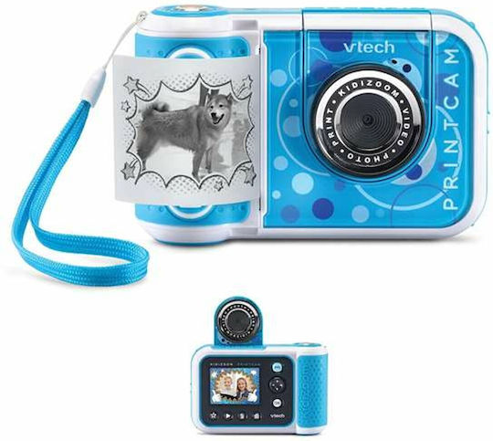 Vtech Kidizoom Print Παιδική Φωτογραφική Μηχανή με Θερμική Εκτύπωση Μπλε - Image 2