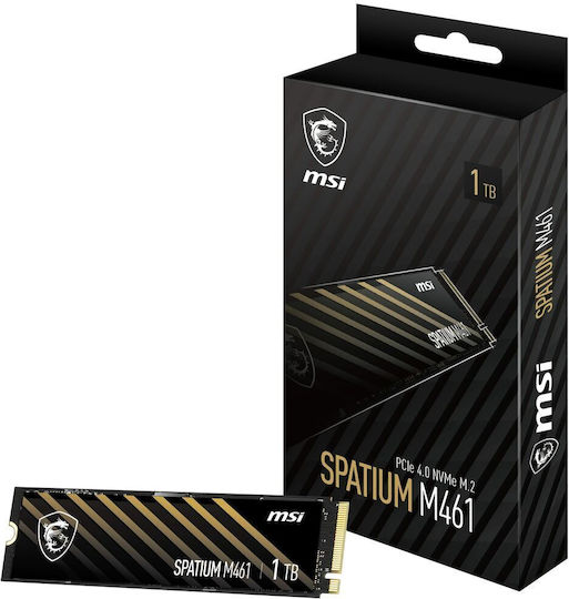 MSI Spatium M461 SSD 1TB M.2 NVMe PCI Express 4.0 S78-440L1D0-P83 - Image 3