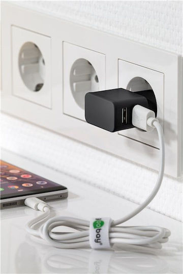 Goobay Φορτιστής Χωρίς Καλώδιο με 2 Θύρες USB-A Μαύρος (44951) - Image 2