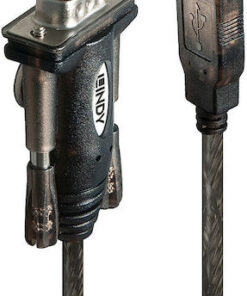 Lindy Καλώδιο USB-A σε RS232 9-pin male 1.5m (42855)