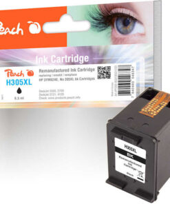 Peach Συμβατό Μελάνι Εκτυπωτή InkJet HP H305XL 240 Σελίδων 6.5ml Μαύρο 1τμχ PI300-950