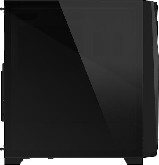 Gigabyte C301 Glass V2 Gaming Midi Tower Κουτί Υπολογιστή με RGB Φωτισμό Μαύρο - Image 2