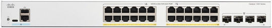 Cisco C1200-24P-4G L2 PoE Switch με 24 Θύρες Gigabit (1Gbps) Ethernet