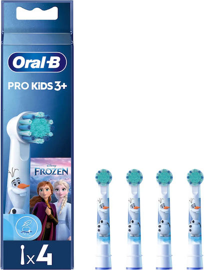 Braun Frozen Ανταλλακτικές Κεφαλές Ηλεκτρικής Οδοντόβουρτσας 4τμχ Λευκό