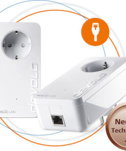 Alternative view of Devolo Magic 1 LAN 1-1-2 Powerline Διπλού Kit για Ενσύρματη Σύνδεση και Θύρα Gigabit Ethernet