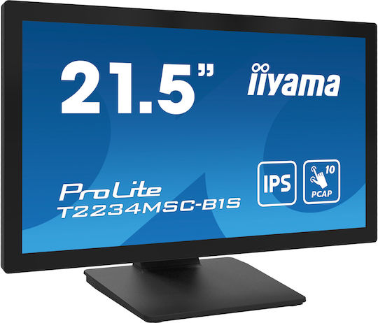 Iiyama ProLite T2234MSC-B1S IPS Monitor 21.5" FHD 1920x1080 με Χρόνο Απόκρισης 8ms GTG - Image 2