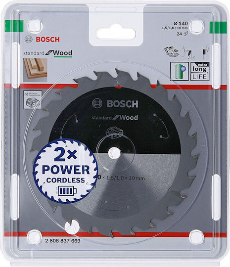 Bosch 2 608 Δίσκος Κοπής Ξύλου 140mm 2608837669 - Image 2