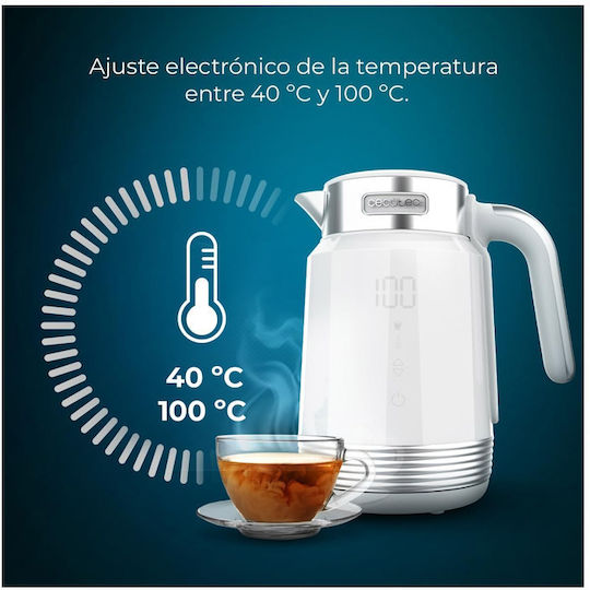 Cecotec Thermosense 600 Touch Βραστήρας 1.7lt 2200W Λευκός - Image 5