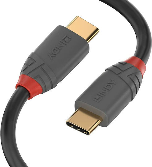 Lindy USB 2.0 Cable USB-C male - USB-C Γκρι 0.5m (36900) - Image 2