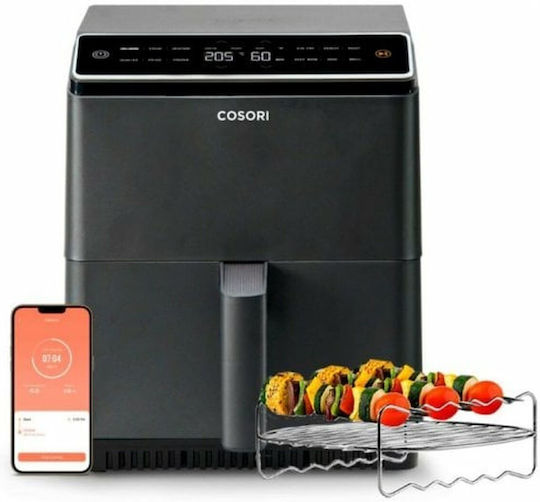 Cosori Dual Blaze Chef Edition Air Fryer με Wi-Fi 6.4lt Μαύρο - Image 4