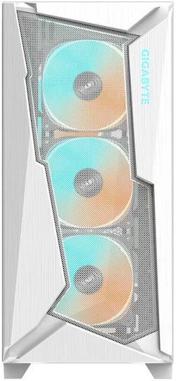 Gigabyte C301 Glass V2 Gaming Midi Tower Κουτί Υπολογιστή με RGB Φωτισμό Λευκό - Image 2