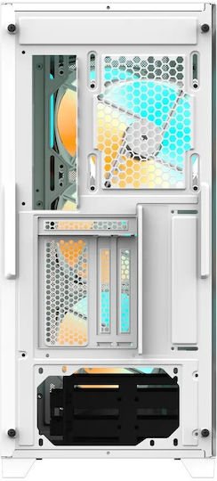 Gigabyte C301 Glass V2 Gaming Midi Tower Κουτί Υπολογιστή με RGB Φωτισμό Λευκό - Image 3