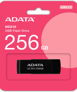 Adata UC310 256GB USB 3.2 Stick Μαύρο