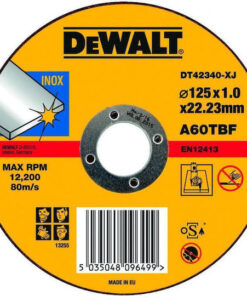 Dewalt Δίσκος Κοπής Μετάλλου 125mm 10τμχ DT42340TZ
