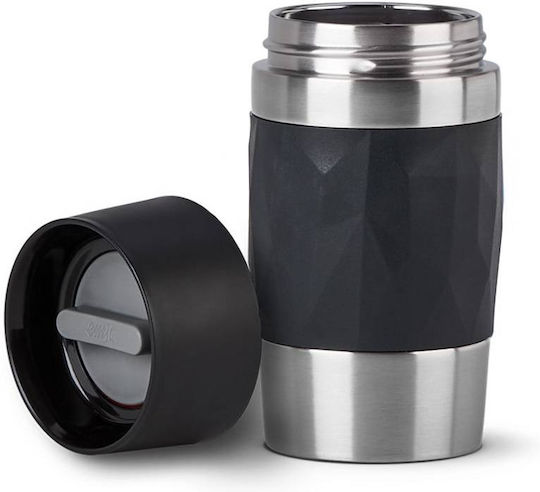 Emsa Travel Ποτήρι Θερμός Ανοξείδωτο 300ml Μαύρο N2160100 - Image 2