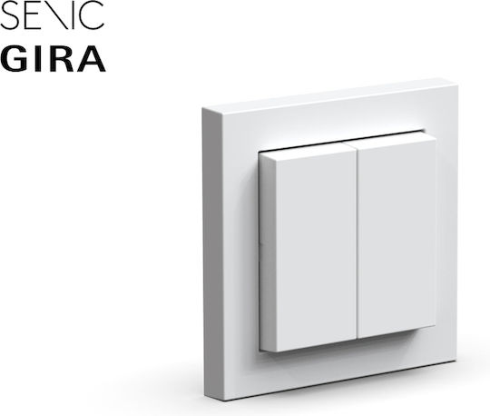 Senic Friends Hue Switch Εξωτερικός Διακόπτης Τοίχου Διπλός Μαύρος 100156 - Image 2